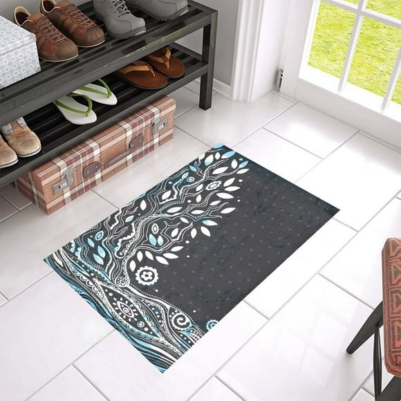 WOZO Black White Tree Foggy Area Rug Rugs Non-Slip Floor Mat Doormats Living Dining Room Bedroom Dorm 60 x 39 inches inches Home Decor WOZO Black White Tree Foggy Area Rug Rugs Non-Slip Floor Mat Doormats Living Dining Room Bedroom Dorm 60 x 39 inches inches Home Decor